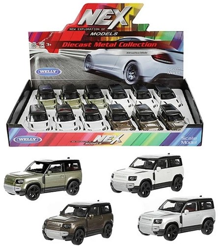WELLY Land Rover 2020 Defender 4 assortie in display