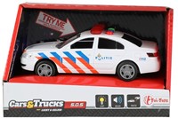 CARS&TRUCKS Police car (NL) friction + Light and Sound 9x17.5x11.5cm.-2