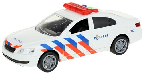 CARS&TRUCKS Police car (NL) friction + Light and Sound 9x17.5x11.5cm.-3