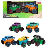 VEHICOOL Monster trucks -Big Foot- 2st 3 assorti