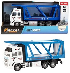 METAL Autotransporter aus Druckguss 1:38 17x25,5cm zurückziehen