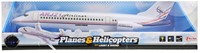 PLANES&HELICOPTERS passagiersvliegtuig frictie + Licht en Geluid assorti 14,5x44x12cm.-2