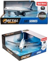 Vliegtuig Die-cast met pull-back 13cm-2