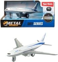Vliegtuig Die-cast met pull-back 13cm