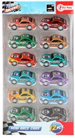 TURBO RACERS Set rally auto's pull back 12-Pack 13x30cm-2