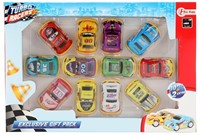 TURBO RACERS Set rally(race)auto's pull back 12 stuks 2,5x29x20cm.-2