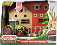 ACKERS VILLE Set -Boerderij- 12 delig met tractor + licht en geluid-2