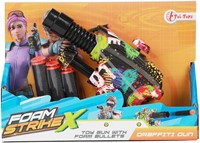 FOAM STRIKEX Pistool -Graffiti- +3x foampijl 3 assorti-2
