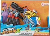 FOAM STRIKEX Pistool -Graffiti- +3x foampijl 3 assorti-3