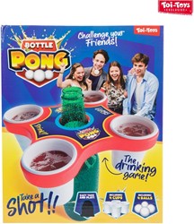 Gezelschapsspel -Pong Hero- met 4x bal+bekers 
