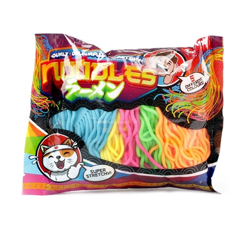 FUN Noodles -Curly Colorful- super elásticos 12x19cm-2