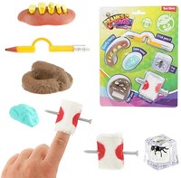 PRANKS N GAGS Articles de farces -6 pièces sur carte