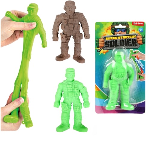 FUN Kneedsoldaat -rekbaar_vormbaar 6 assorti