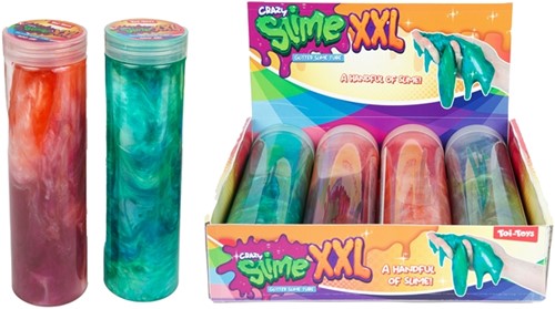 FUN Glitterslijm -Shiny Dust- in koker 4 assorti(4DB) 