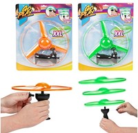 GO PLAY Helikopterschijf afschieter 24cm 2 assortie