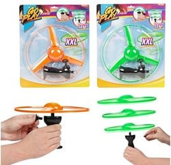 GO PLAY Helikopterschijf afschieter 24cm 2 assortie