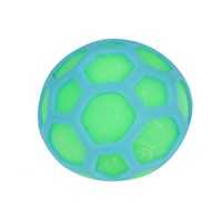 Knijpbal Mesh Ball Hexagon 7cm 4 assorted in display (12)-3