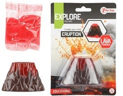 EXPLORE Vulkaanuitbarsting 5x8cm (diy) 12,5x17,5cm