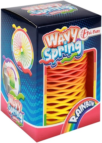FUN Golvende loopveer -Regenboog--2