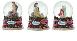 MERMAIDS Sneeuwbol -Zeemeermin- 3 assorti