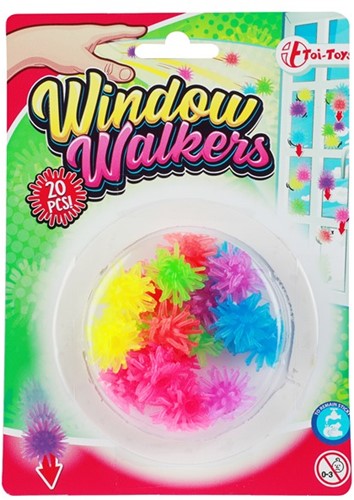 Raamkruipers -Mini Pufferbal- 2cm 20 stuks 12x16,5cm -2