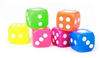 Dados con luz 6 surtidos 3,5x3,5cm-2