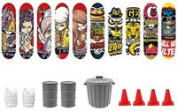 XTREME Vingerskateboard met accessoires+vingerschoenen 10 assorti-3