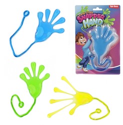 DIVERTENTE Mano adesiva su blister 4 assortiti