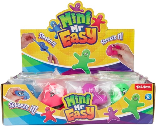 FUN Anti stressfiguur -Mr. Stretch- 6cm 4 assorti-2
