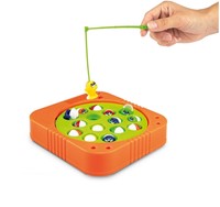 Juego de pesca electrónico de 16cm con 3 cañas de pescar de 3,5x18,5x21,5cm.-3