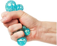 FUN Knijparmband -Flower- mt glitters 6 assortie-3