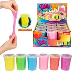 CRAZY PUTTY Scheetputty Normal_Glow -6 assortie in display