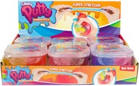 CRAZY PUTTY Glitzerknete – 4 Farben im Dose – 3-fach sortiert-2