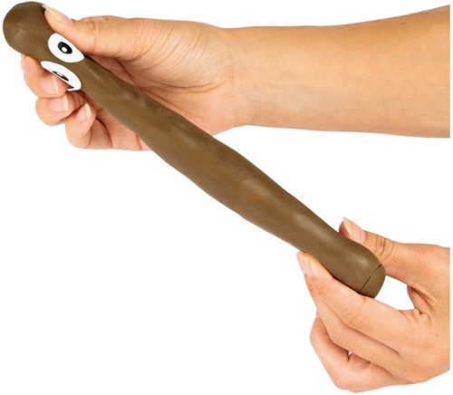 FUNNY POO Étron anti-stress - Super extensible 14 cm en présentoir (12)-2
