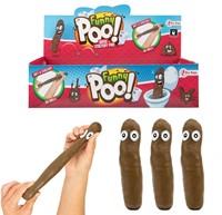 FUNNY POO Étron anti-stress - Super extensible 14 cm en présentoir (12)