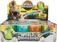 WORLD OF DINOSAURS Putty mt skelet 3 assortie-2
