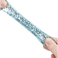 Raamkruiper knijpballen Glitter 4cm 3 stuks 4x13x18cm.-3