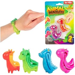 FUN Elastiekdier -Armband- 4 assortie