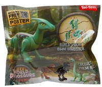 LE MONDE DES DINOSAURES - Dinosaures 3D à assembler (à faire soi-même) - 4 modèles assortis-3