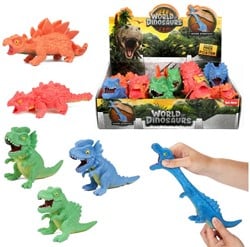 WORLD OF DINOSAURS Kneeddino -rekbaar 15cm 8 assorti in display (12)