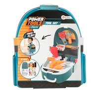POWER TOOLS Gereedschapset in rugzak 21 delig 12,5x23x28cm.-2