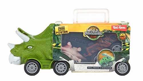 WORLD OF DINOSAURS Dinotruck +dino+auto pull back-3