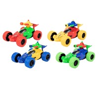 VEHICOOL Raceauto -Shooting Dino- frictie 4 assorti-2