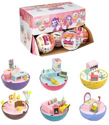 Mini speelset -House_Shop- in bal 6 assortie in display