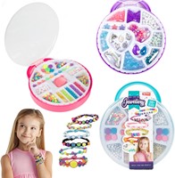 Koffer met -Maak Sieraden- kralen+acc (diy) 3 assorti