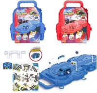 TURBO RACERS Raceset auto+baan +acc in koffer 2 assorti