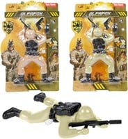 ALFAFOX Opwindmilitair -Sniper- met accessoires 2 assorti