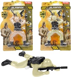 ALFAFOX Opwindmilitair -Sniper- met accessoires 2 assorti