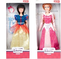 LAUREN Teenagerpuppe -Märchenprinzessin- mit Zubehör 3-fach sortiert