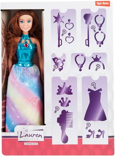 LAUREN Tienerpop -Verrassing- met veel acc 3 assorti
